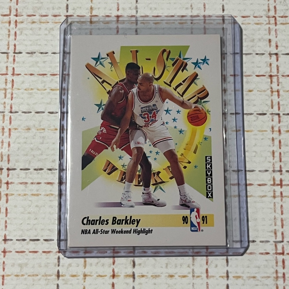 1991 🌸 Charles Barkley Skybox MVP All-Star NBA Basketball Card, #316